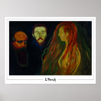 Edvard Munch Zedign Art Poster #777-3