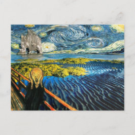 Edvard ontmoet Vincent Briefkaart