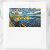 Edvard ontmoet Vincent Rechthoekige Sticker (Tas)