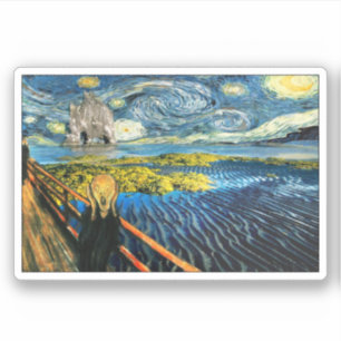 Edvard ontmoet Vincent Sticker