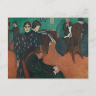Edvard smakt - Dood in de Ziekenkamer Briefkaart