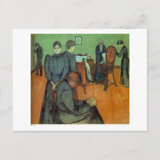 Edvard smakt - Dood in Ziekenkamer 1895 Briefkaart