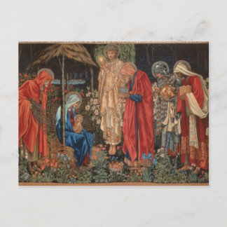 Edward Burne-Jones - Aanbidding van Magi Briefkaar Briefkaart