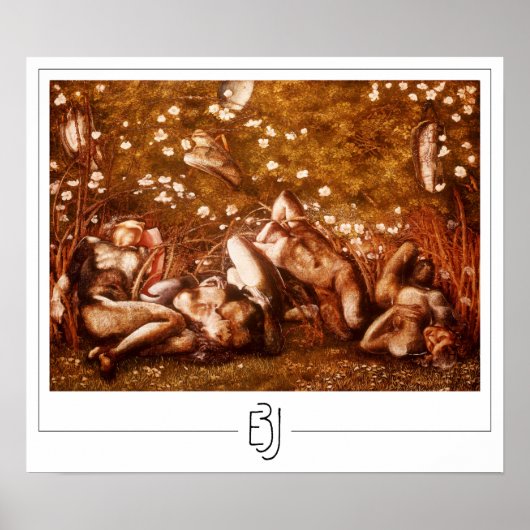 Edward Burne-Jones Affiche de Zedign Art #18 (Devant)