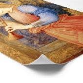 Edward Burne-Jones - Angel die een Flageolet speel Poster (Hoek)
