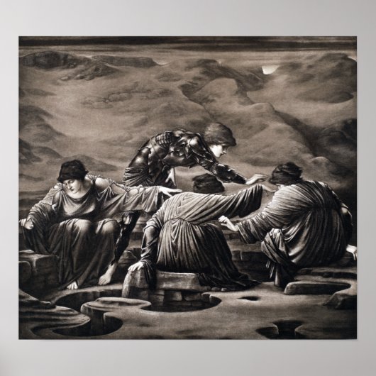 Edward Burne-Jones Perseus en de Graeae Poster (Voorkant)