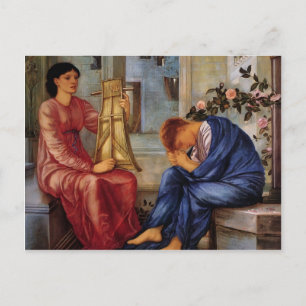 Edward Burne-Jones- The Lament Briefkaart