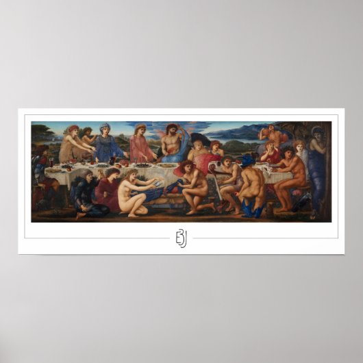 Edward Burne-Jones Zedign Art Poster #126 (Voorkant)