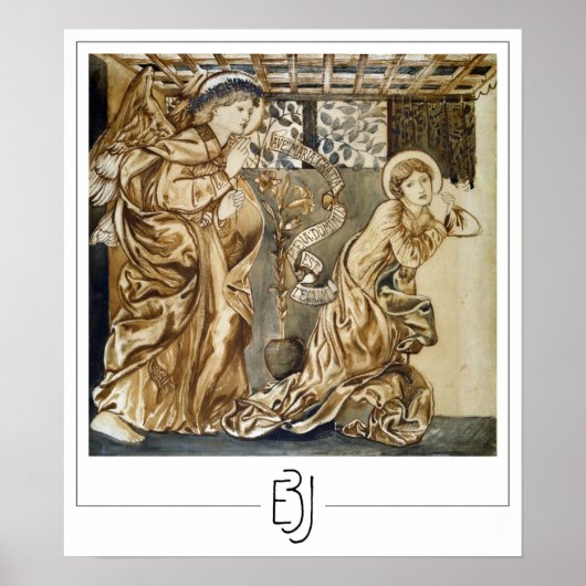 Edward Burne-Jones Zedign Art Poster #29 (Voorkant)