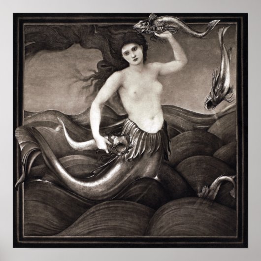 Edward Burne-Jones Zee Nymph Poster (Voorkant)
