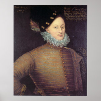Edward de Vere, 17th Earl of Oxford Poster