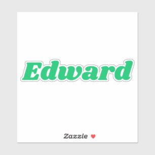 Edward Edward Sticker