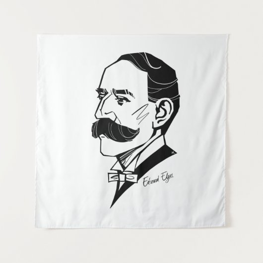 Edward Elgar Wandkleed (Voorkant)