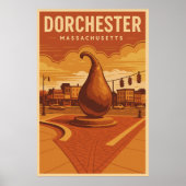 Edward Everett Square Travel Poster (Voorkant)