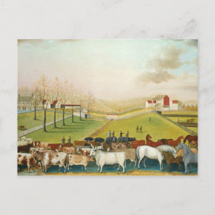 Edward Hicks - De Cornell Farm Briefkaart