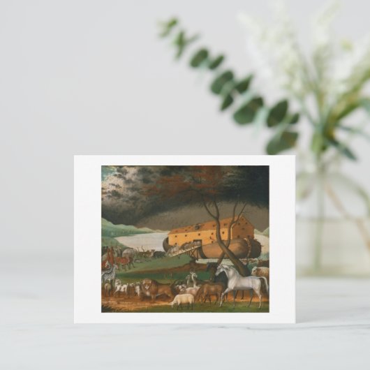Edward Hicks - Noah's Ark Briefkaart (Staand voorkant)