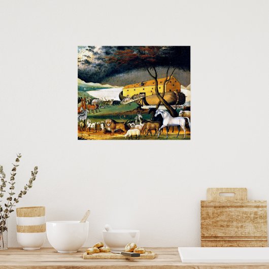 Edward Hicks - Noah's Ark Poster (Keuken)