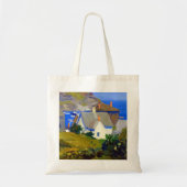 Edward Hopper Monhegan Houses Tote Bag (Voorkant)