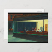 Edward Hopper - Nighthawks Briefkaart (Voorkant / Achterkant)