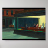 Edward Hopper - Nighthawks Poster (Voorkant)