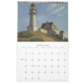 Edward Hopper peintures murales calendrier 2026 (Mar 2026)