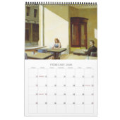 Edward Hopper peintures murales calendrier 2026 (Feb 2026)