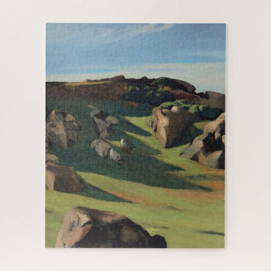 edward hopper schilderijen kunst legpuzzel (Verticaal)