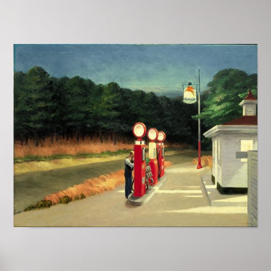 edward hopper schilderijen kunst poster (Voorkant)