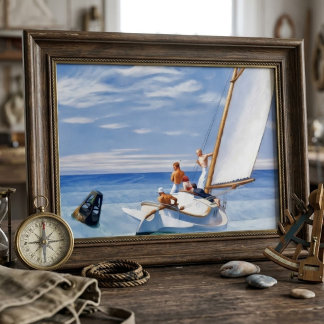 Edward Hopper vintage artistieke poster