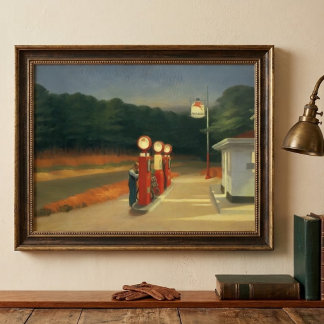 Edward Hopper vintage artistieke poster