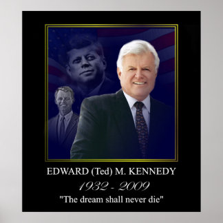 Edward Kennedy met Jack en Bobby Poster