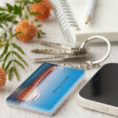 Edward L. Ryerson rechthoek acrylsleutelketen Sleutelhanger (Voorkant Rechts)