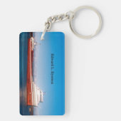 Edward L. Ryerson rechthoek acrylsleutelketen Sleutelhanger (achterkant)