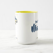 Edward Lear Bird Collectie Blue and Yellow Macaw Mok (Midden)