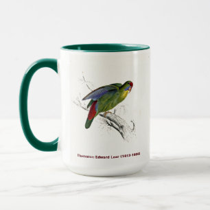 Edward Lear Bird Collectie Red Fronted Paraket Mok