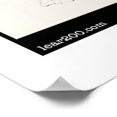 Edward Lear's Lesser Sulfur-Crested Cockato Poster (Hoek)