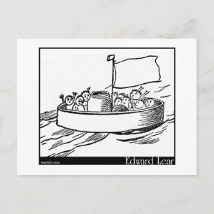 Edward Lear's The Jumblies Briefkaart