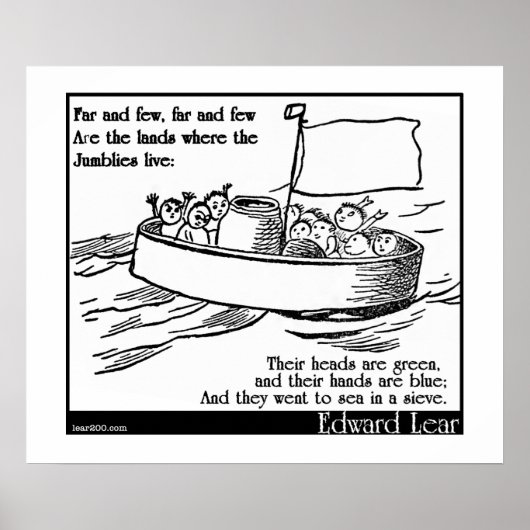 Edward Lear's The Jumblies Poster (Voorkant)
