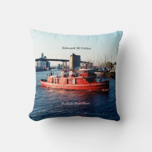 Edward M. Cotter coussin carré