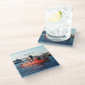 Edward M. Cotter glass onderzetter (Schuin)