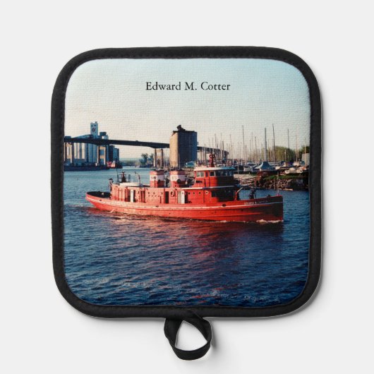 Edward M. Cotter pothouder Pannenlap (Voorkant)