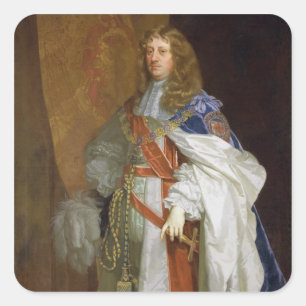 Edward Montagu, 1st Earl of Sandwich, c.1660-65 (o Vierkante Sticker