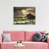 Edward Moran_Storm Clearing Canvas Afdruk (Insitu (Woonkamer))