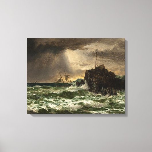 Edward Moran_Storm Clearing Canvas Afdruk (Voorkant)