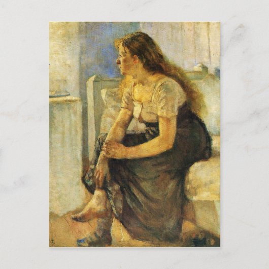 Edward Munch Art Painting Briefkaart (Voorkant)