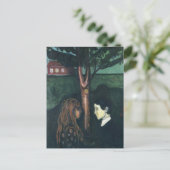 Edward Munch Art Painting Briefkaart (Staand voorkant)