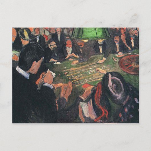 Edward Munch Art Painting Briefkaart (Voorkant)