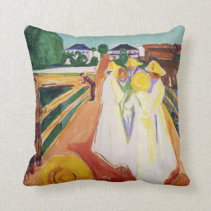 Edward Munch Art Painting Kussen