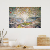 Edward Munch Art Painting Poster (Keuken)