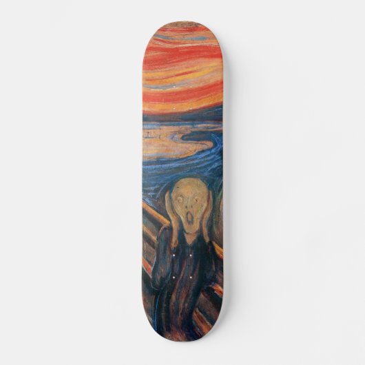 Edward Munch The Scream Skateboard (Voorkant)